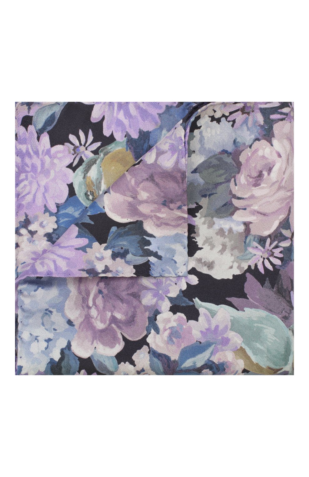 Шелковый платок ETON фиолетового цвета по цене 4635 руб., арт. A000 32117, фото 1 Шелковый платок ETON, арт. A000 32117, фото 1