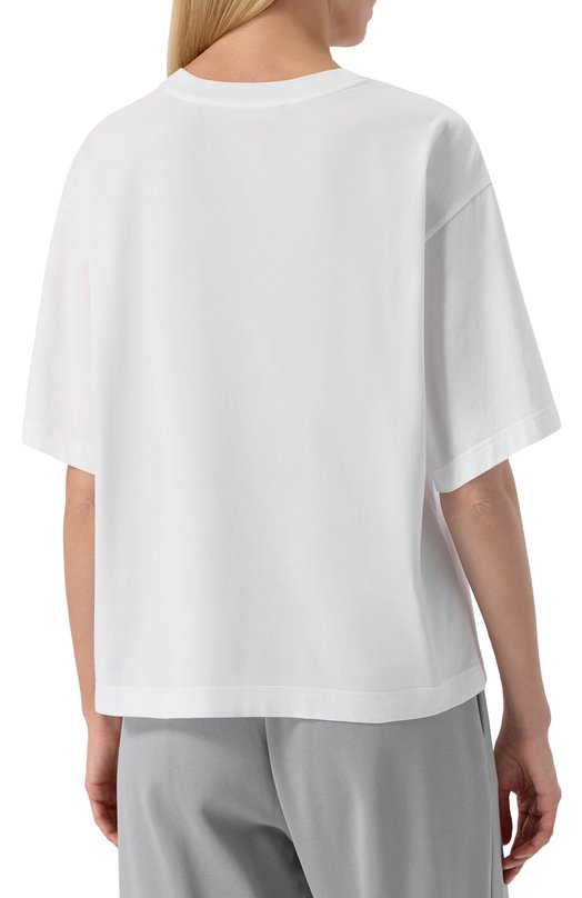 Хлопковая футболка Dolce & Gabbana F8V57T/GDC7S Белый  F8V57T/GDC7S Фото 4