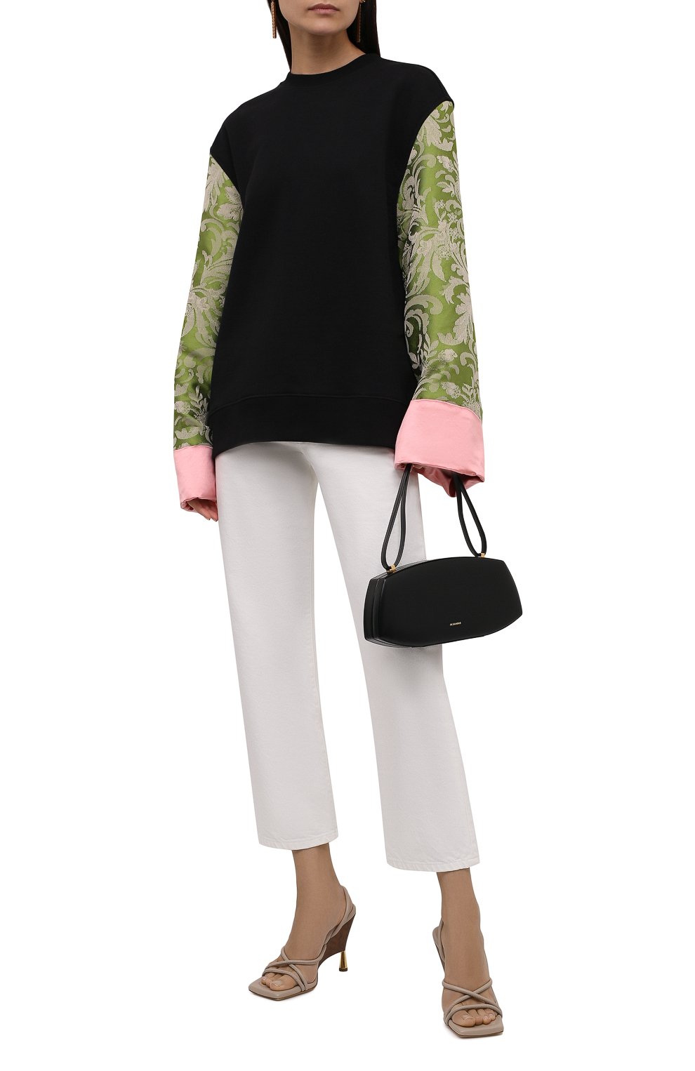 Свитшот из хлопка и шелка DRIES VAN NOTEN, арт. 212-011131-3629, фото 2