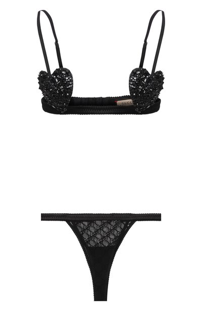 Женские комплект из бюстгальтера и трусов GUCCI, арт. 655507/XUACS