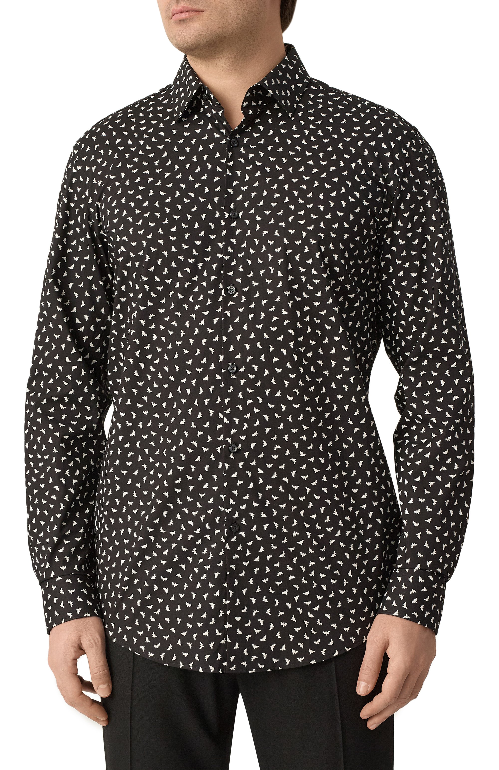 Хлопковая рубашка HUGO, арт. 50534068, фото 3