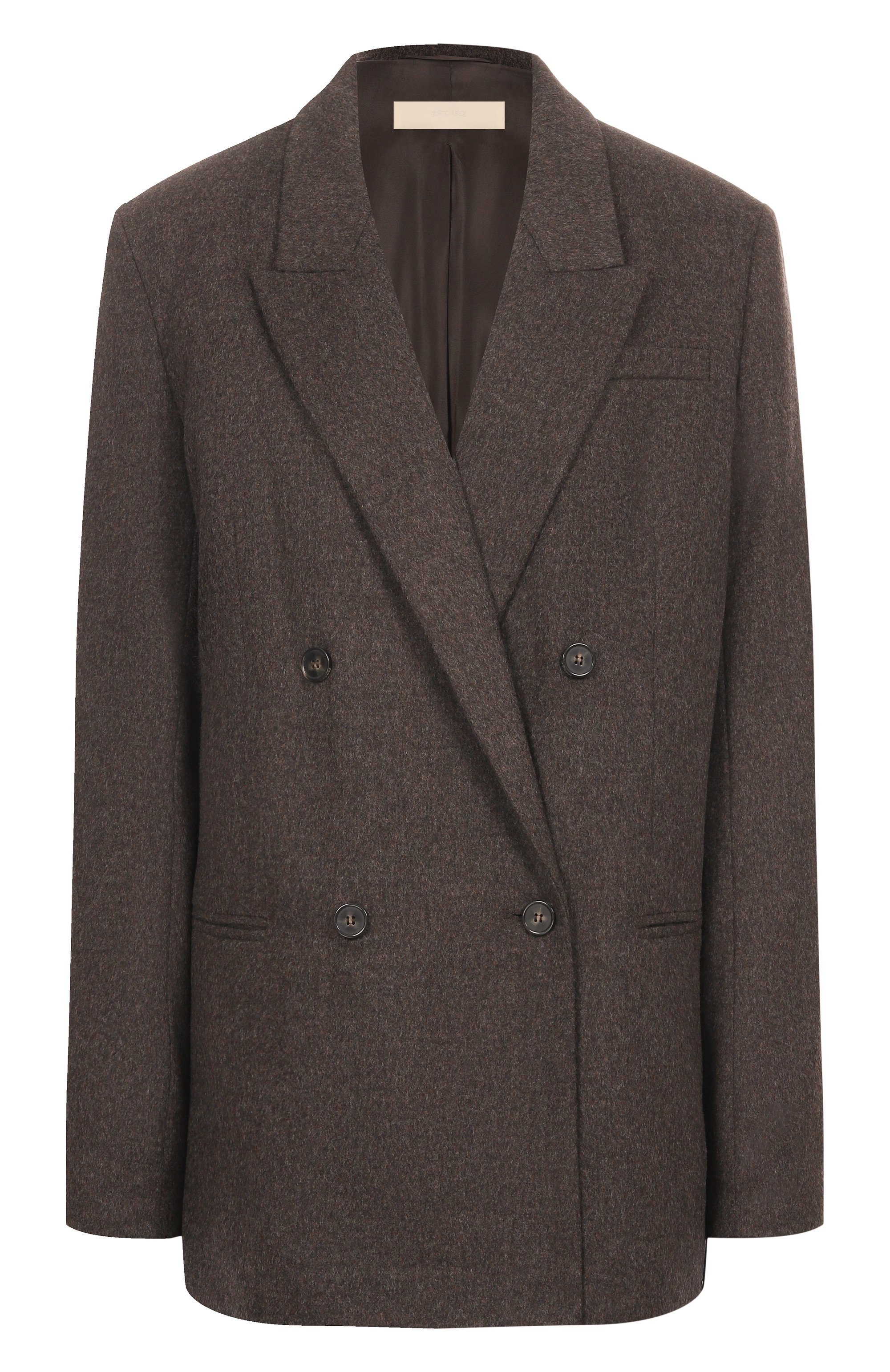 Жакет из шерсти и кашемира 12 STOREEZ коричневого цвета по цене 39000 руб., арт. 133820, фото 1 Жакет из шерсти и кашемира 12 STOREEZ, арт. 133820, фото 1