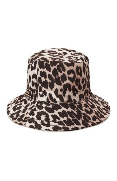 Панама GANNI леопардового цвета по цене 12300 руб., арт. A4472, фото 3 Панама GANNI, арт. A4472, фото 3