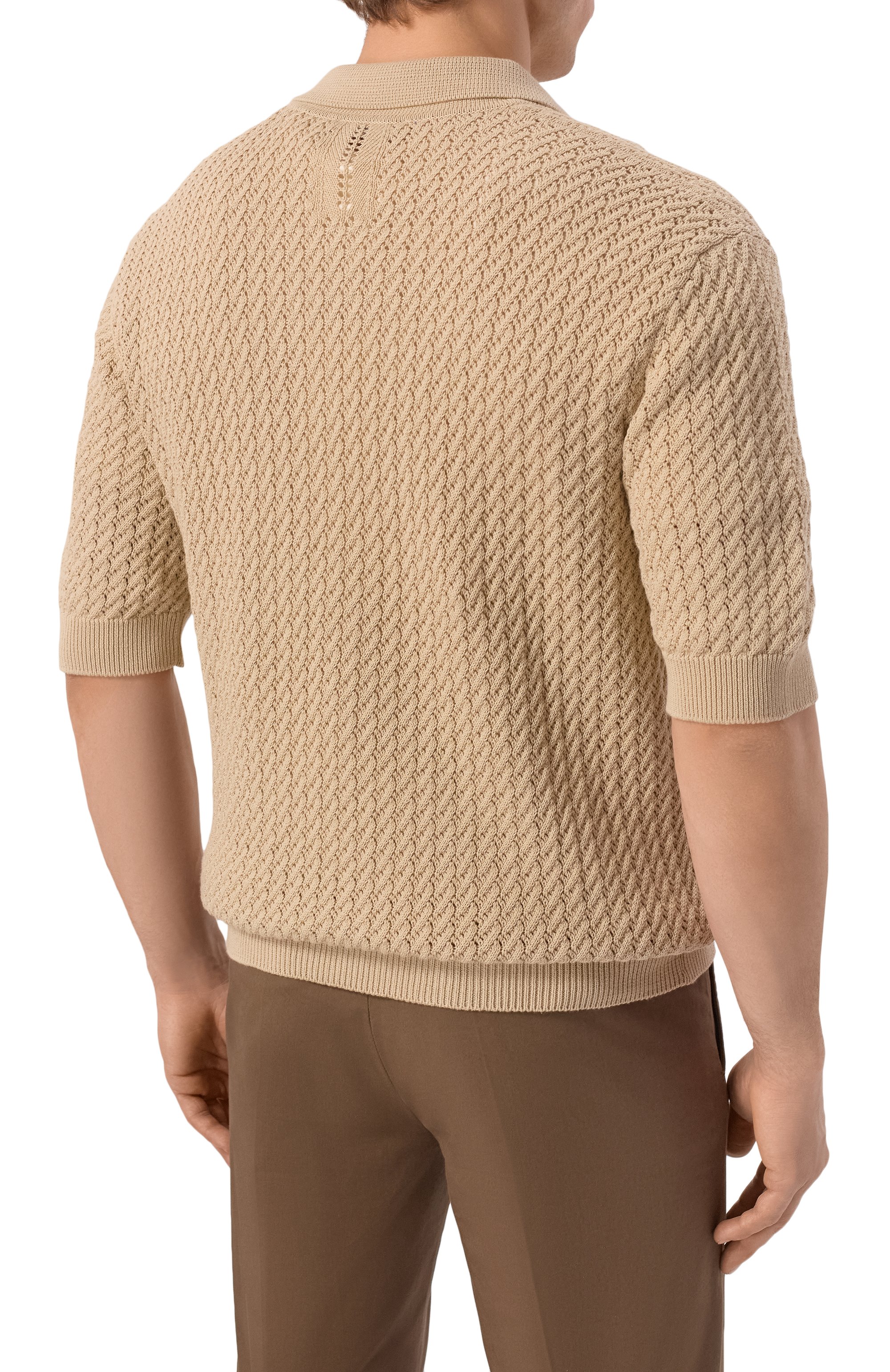 Хлопковое поло ANDREA CAMPAGNA, арт. M5426-9022, фото 4