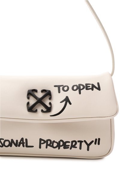 Сумка jitney 0.7 quote OFF-WHITE, арт. 0WNN18BC99LEA0010410, фото 3