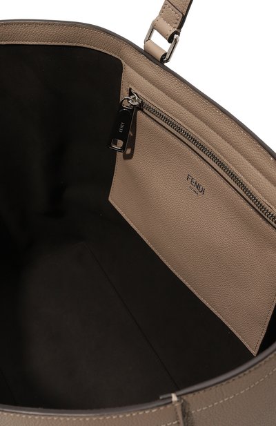 Сумка-тоут FENDI бежевого цвета по цене 297000 руб., арт. 7VA610 ARD9, фото 5 Сумка-тоут FENDI, арт. 7VA610 ARD9, фото 5