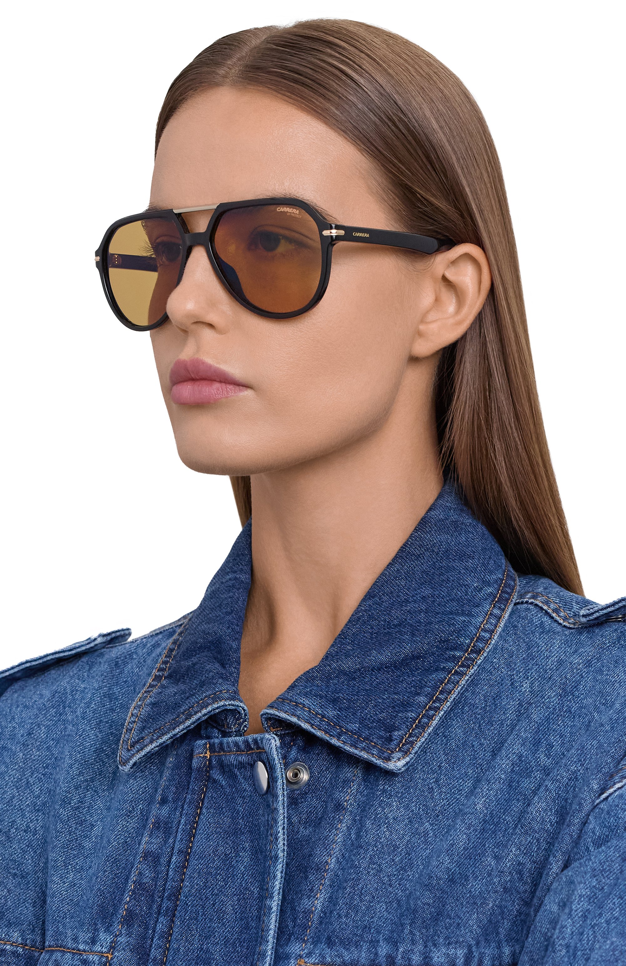 Солнцезащитные очки CARRERA желтого цвета по цене 19600 руб., арт. CARRERA 315 71C, фото 3 Солнцезащитные очки CARRERA, арт. CARRERA 315 71C, фото 3