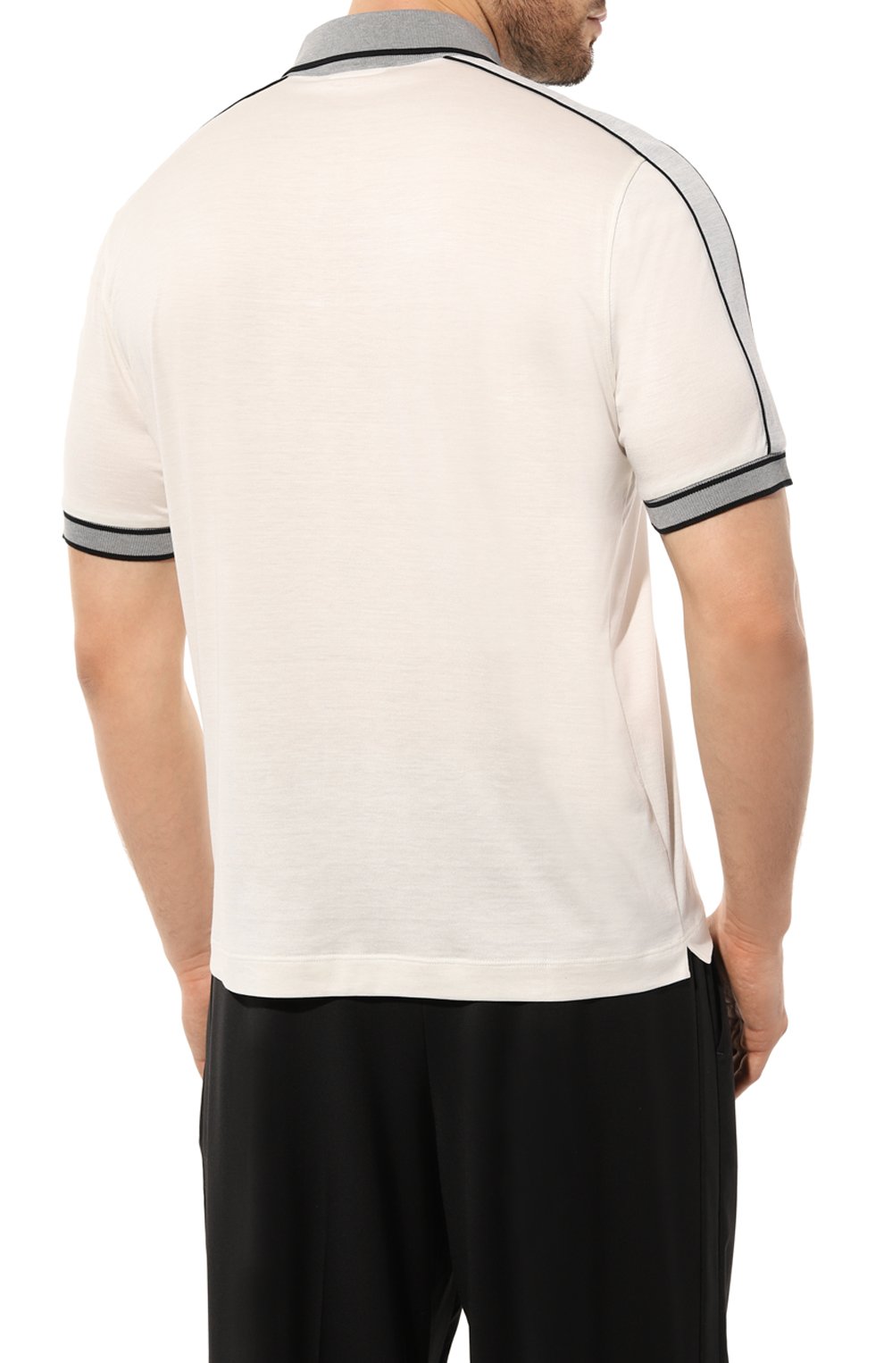 Поло из шелка и хлопка STEFANO RICCI, арт. K818919P31/T23271, фото 4