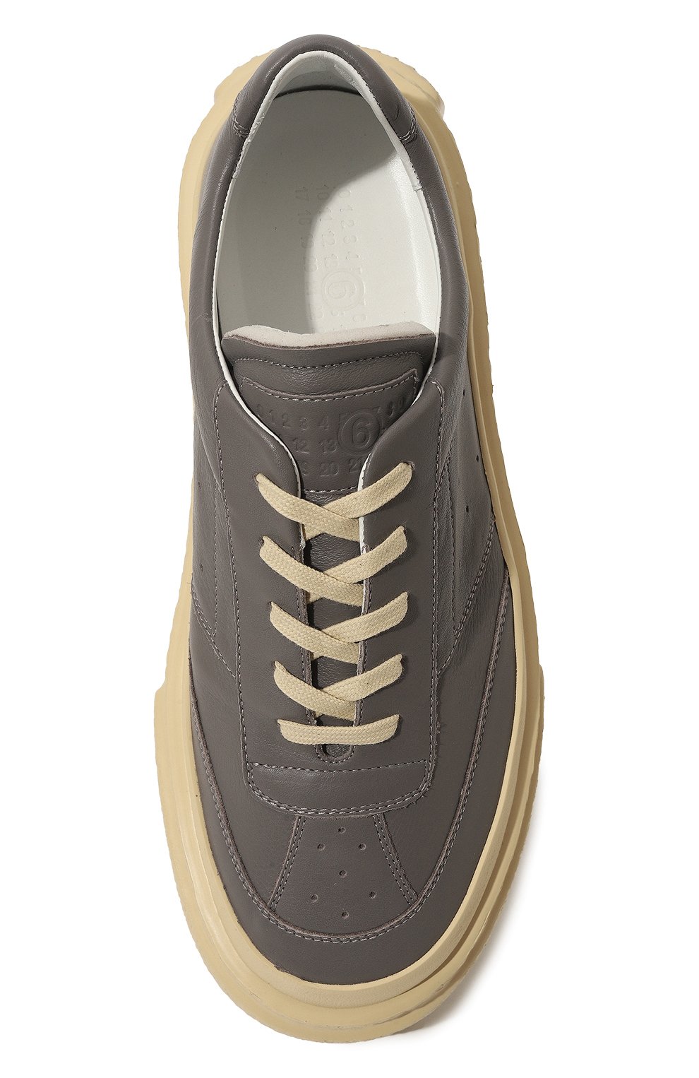 Кожаные кеды chunky gambetta MM6, арт. SH3WS0004/P6783, фото 6