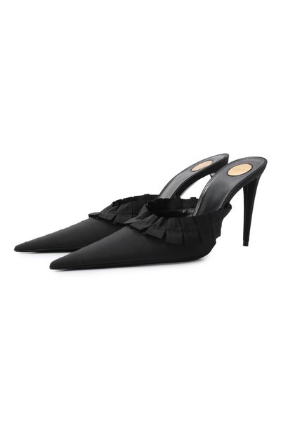 Женские текстильные мюли madeleine 100 SAINT LAURENT, арт. 870492/AAGJ0