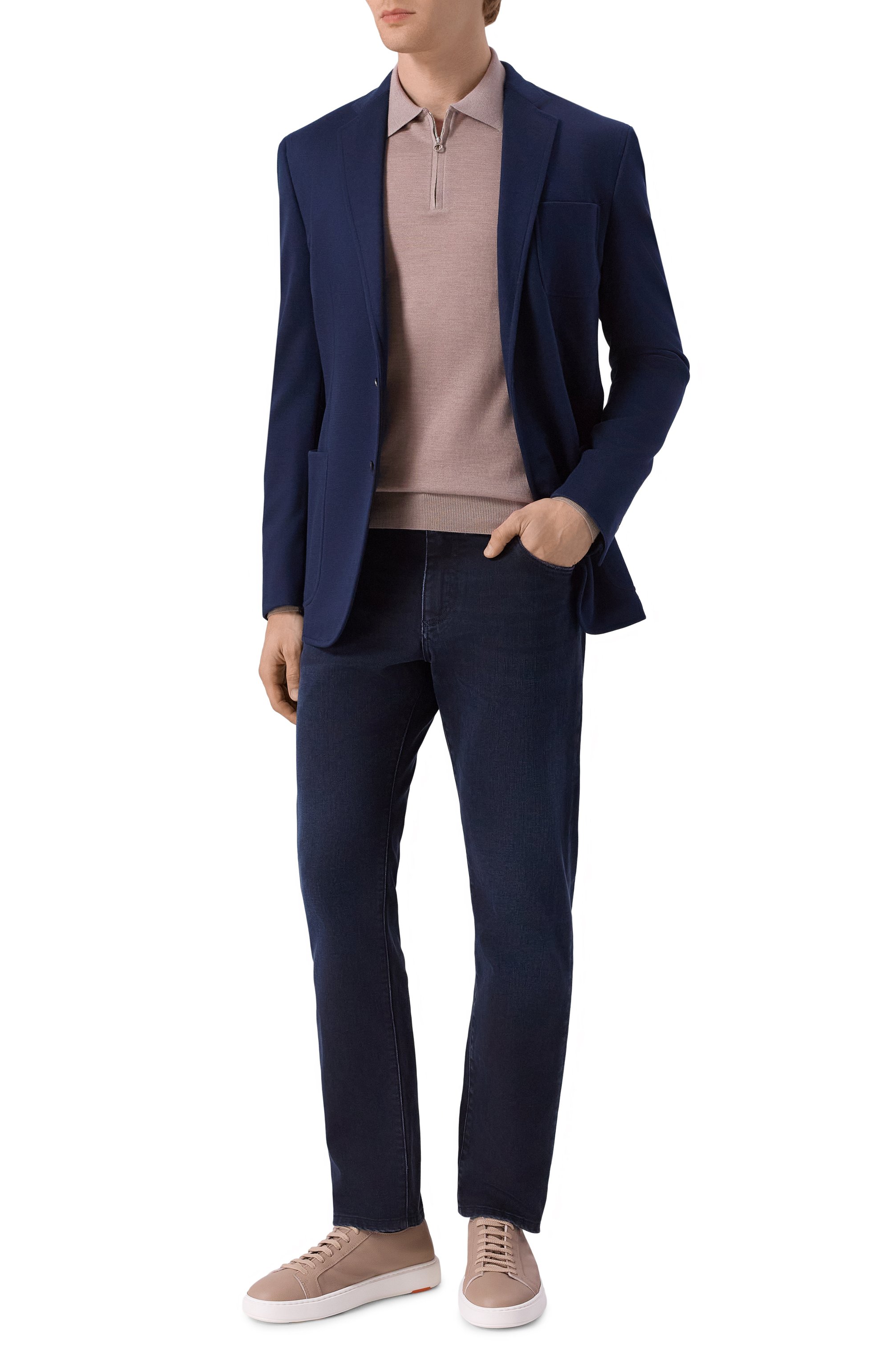 Пиджак из шелка и хлопка ZILLI, арт. L2T203M060530011U, фото 3