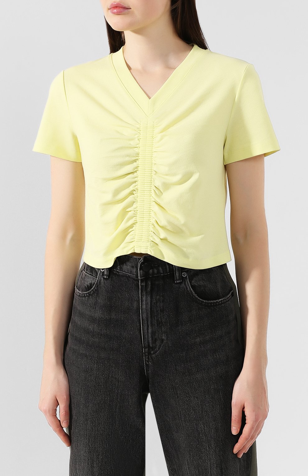 Хлопковый топ ALEXANDERWANG.T, арт. 4CC2191031, фото 3