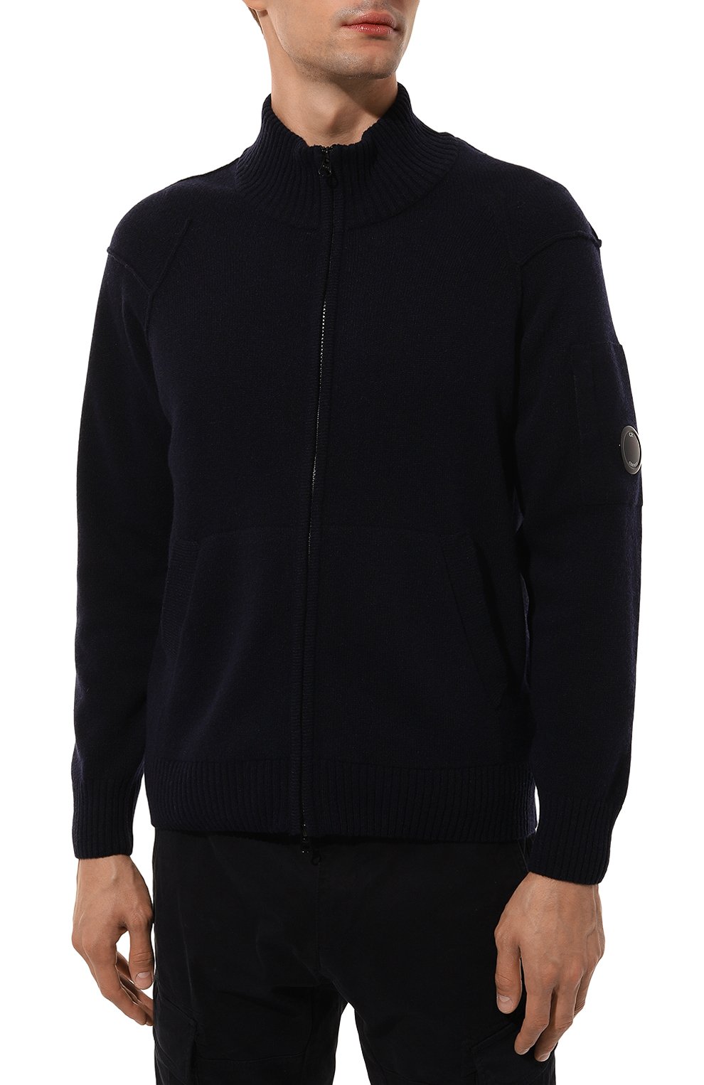 Шерстяной кардиган C.P. COMPANY, арт. 17CMKN143A110149A, фото 3