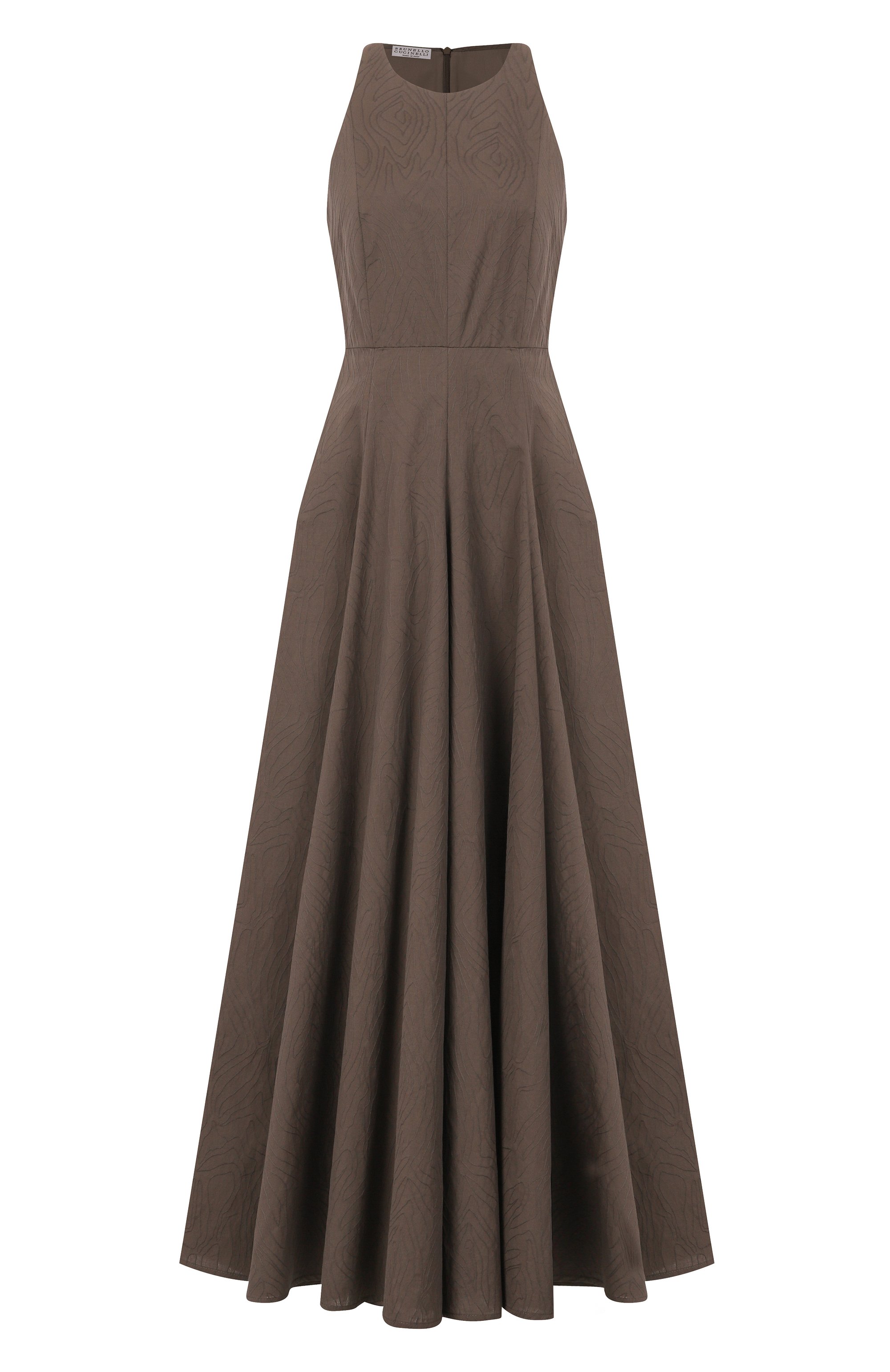 Хлопковое платье BRUNELLO CUCINELLI, �арт. MQ994A5343, фото 1