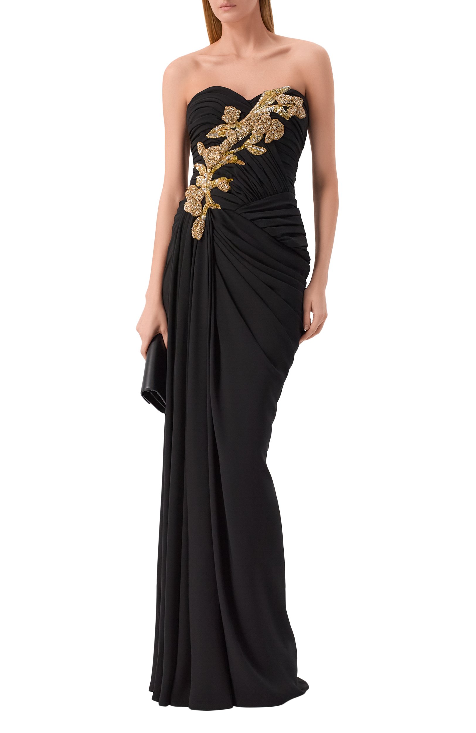 Платье с отделкой стразами ZUHAIR MURAD, арт. PDR26019/CRCA021, фото 2