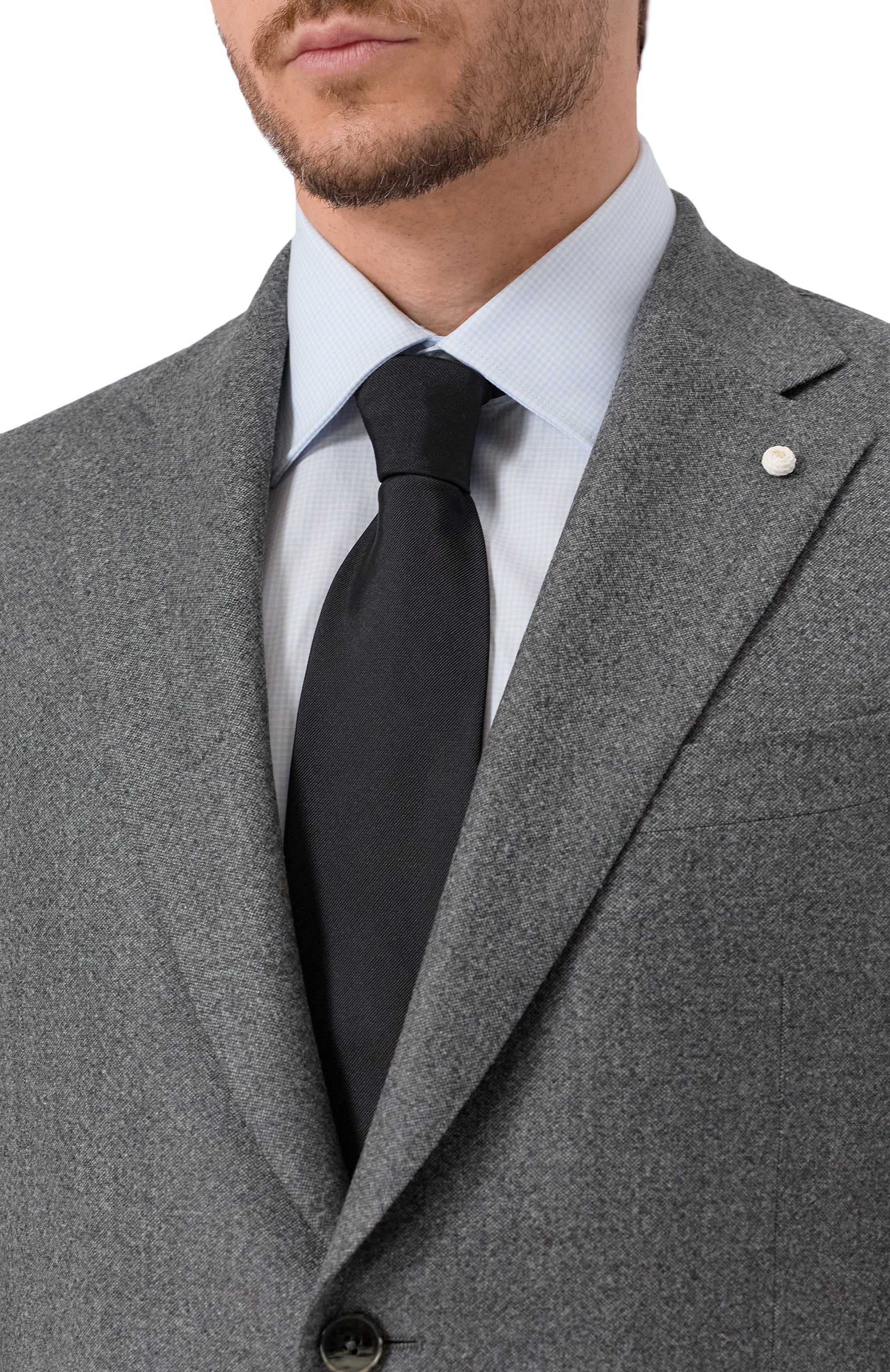 Шелковый галстук CORNELIANI, арт. 26U302-2620300, фото 2