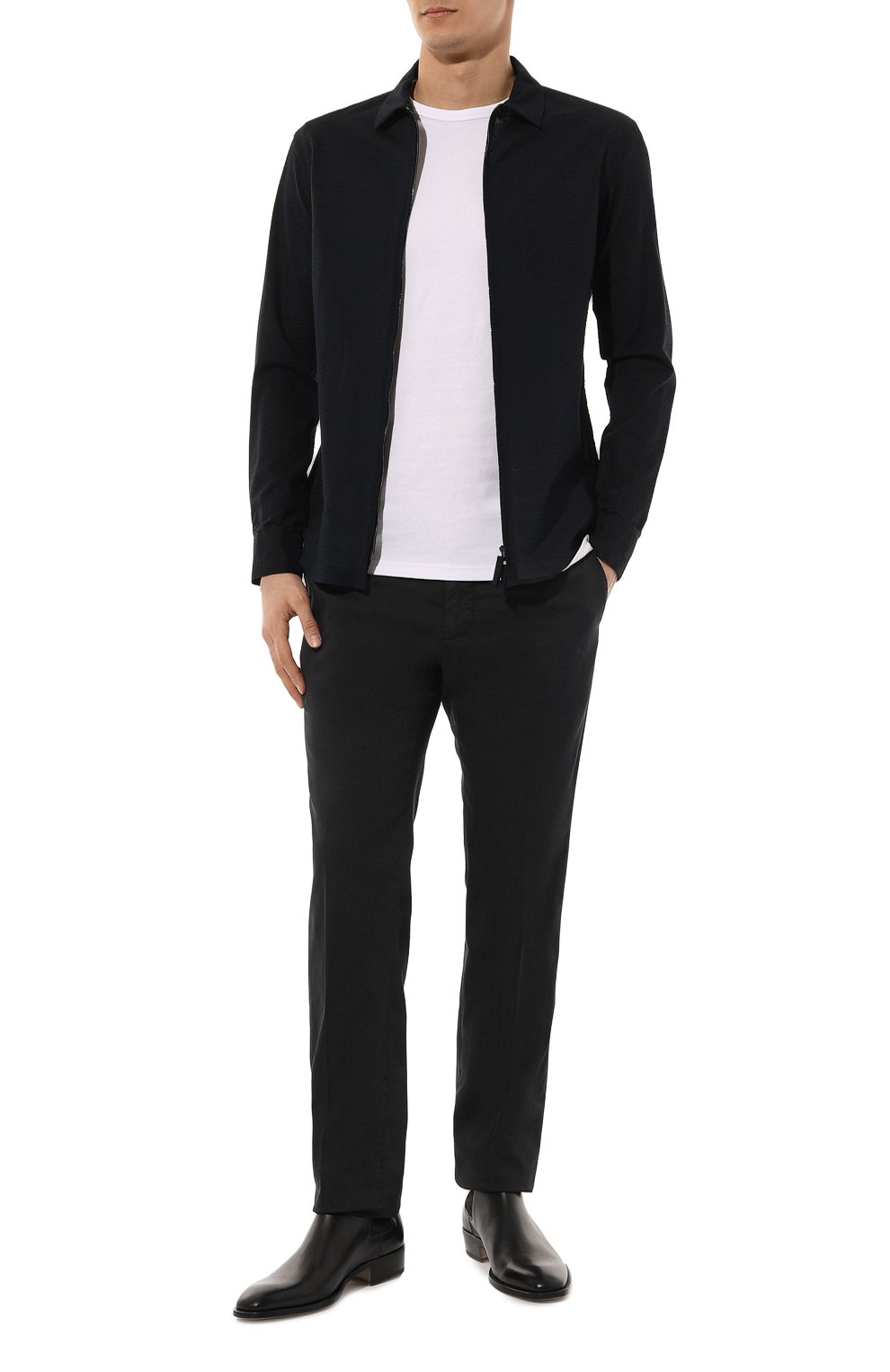 Хлопковая рубашка GIORGIO ARMANI, арт. 8WGCCZ5H/TZ272, фото 2