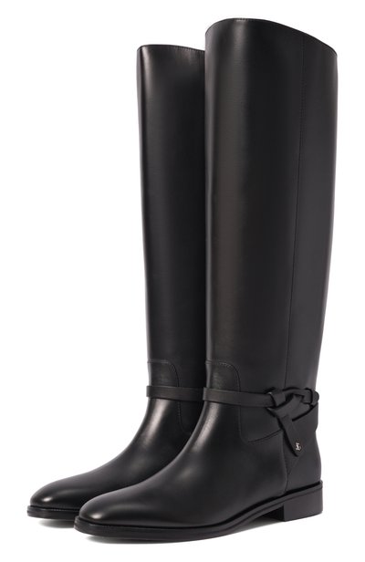 Женские кожаные сапоги lawton JIMMY CHOO, арт. LAWT0NKBFLATTKH