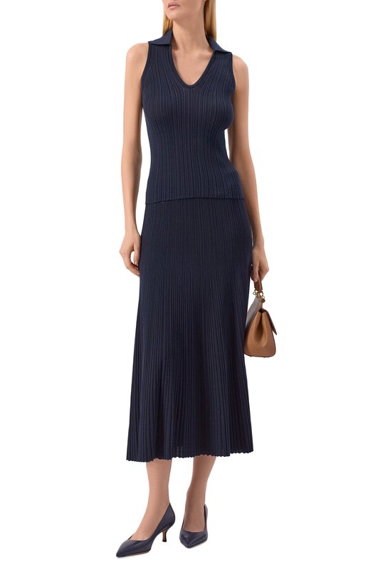 Кожаные туфли Kiton D61819K0524F36 Синий  D61819K0524F36 Фото 3