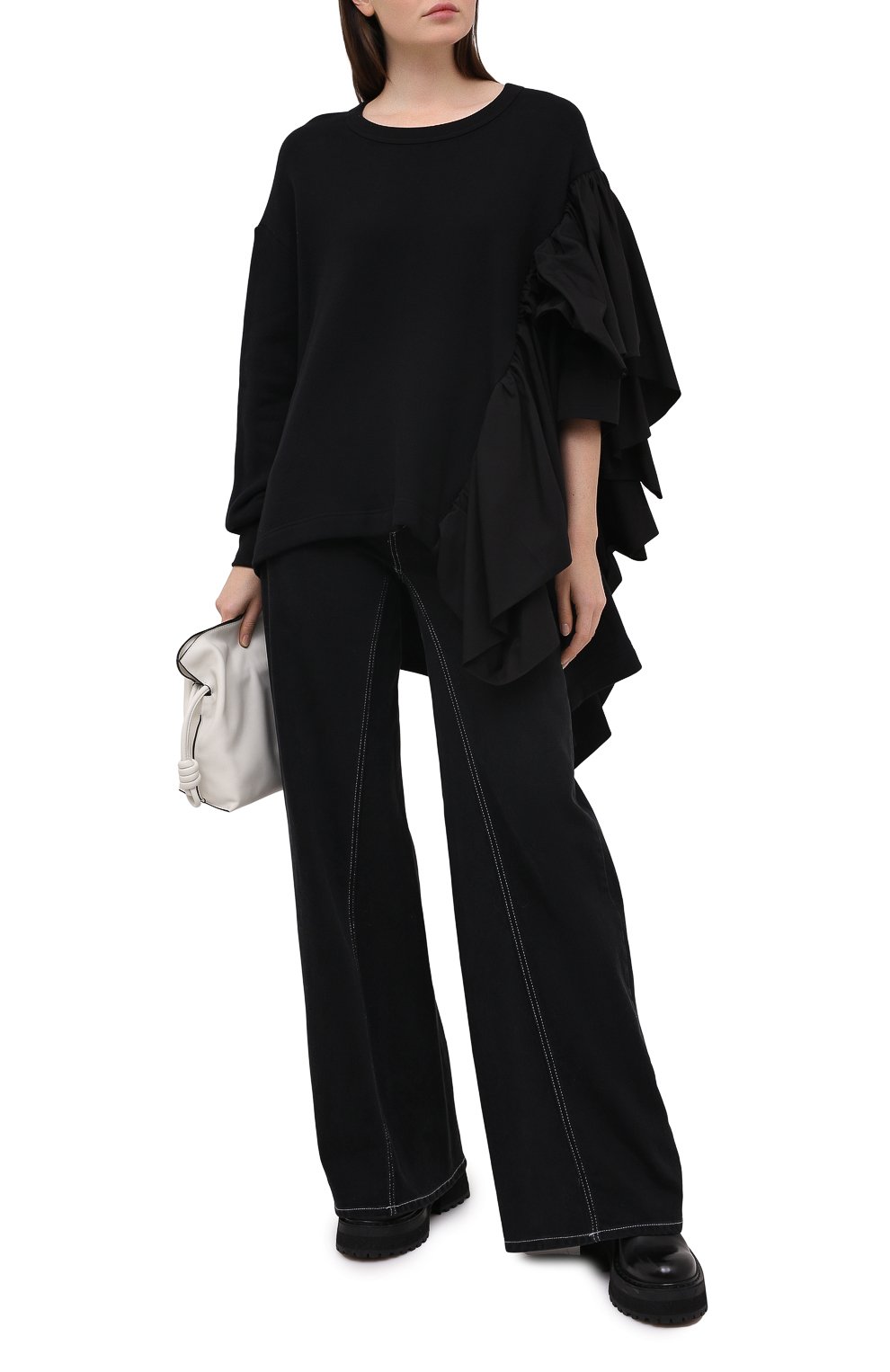 Хлопковый пуловер YOHJI YAMAMOTO, арт. FB-B51-803, фото 2
