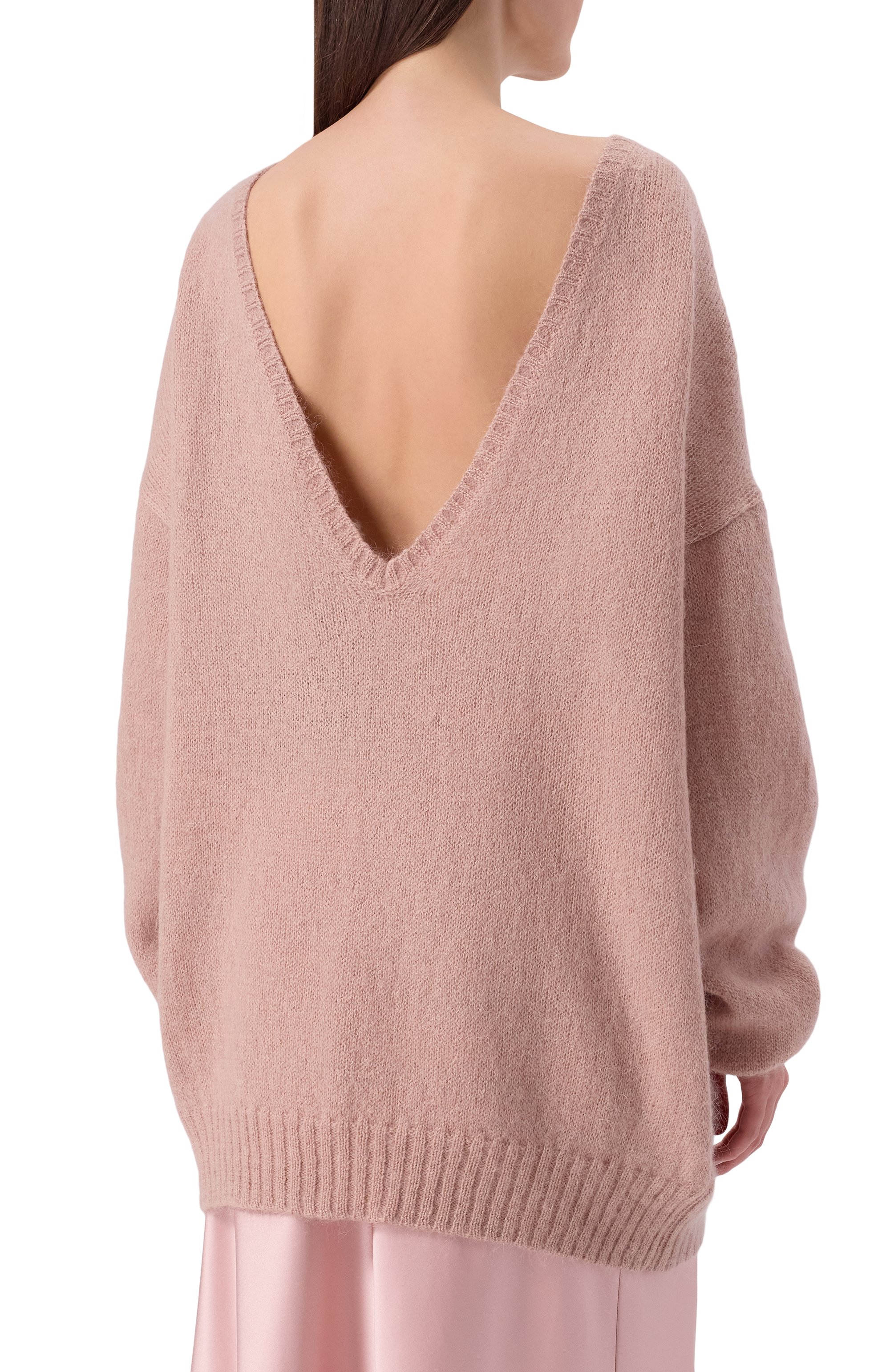 Шерстяной пуловер LEFFERS розового цвета по цене 79000 руб., арт. 46.52.93.15.27, фото 4 Шерстяной пуловер LEFFERS, арт. 46.52.93.15.27, фото 4