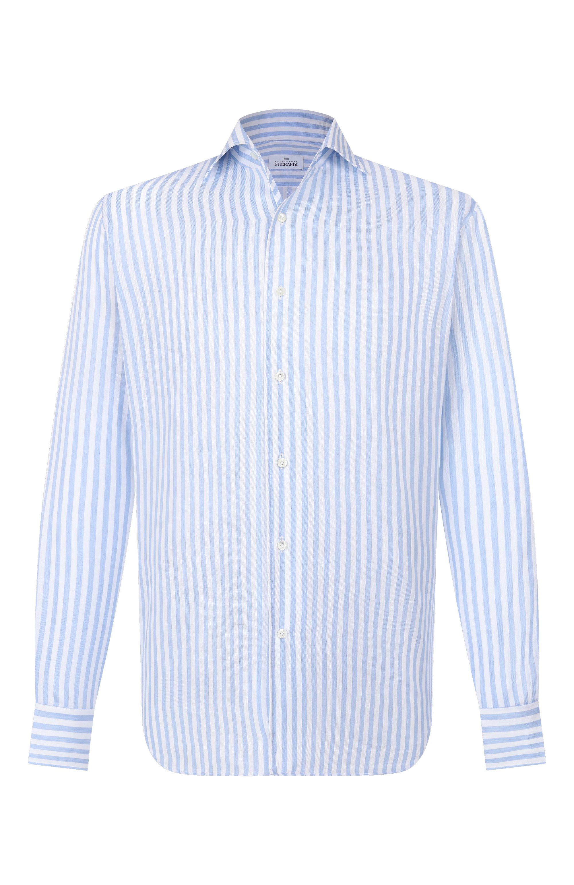 Рубашка из хлопка и льна  ALESSANDRO GHERARDI, арт. D0UBLE/7438, фото 1