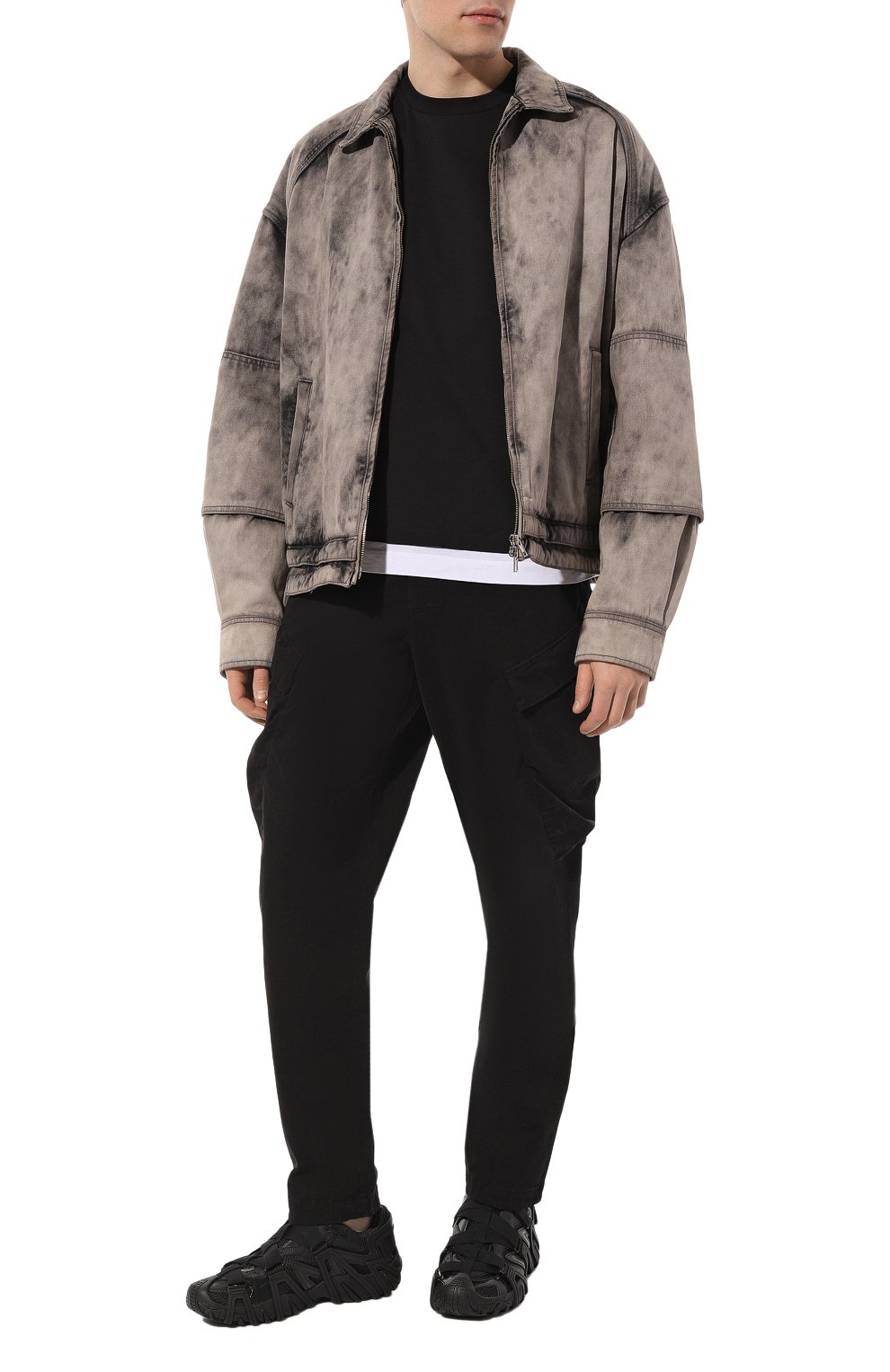 Хлопковые брюки-карго TRANSIT, арт. CFUTRVA103, фото 2