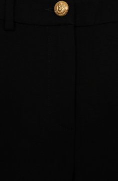 Детские брюки из вискозы BALMAIN черного цвета, арт. BW6A80 | Фото 3 (Нос: Не проставлено; Материал внешний: Вискоза; Случай: Повседневный; Ростовка одежда: 12 лет | 152 см, 16 лет | 164 см, 13 - 15 лет | 158 см, 10 - 11 лет | 140 - 146см, 8 лет | 128 см)