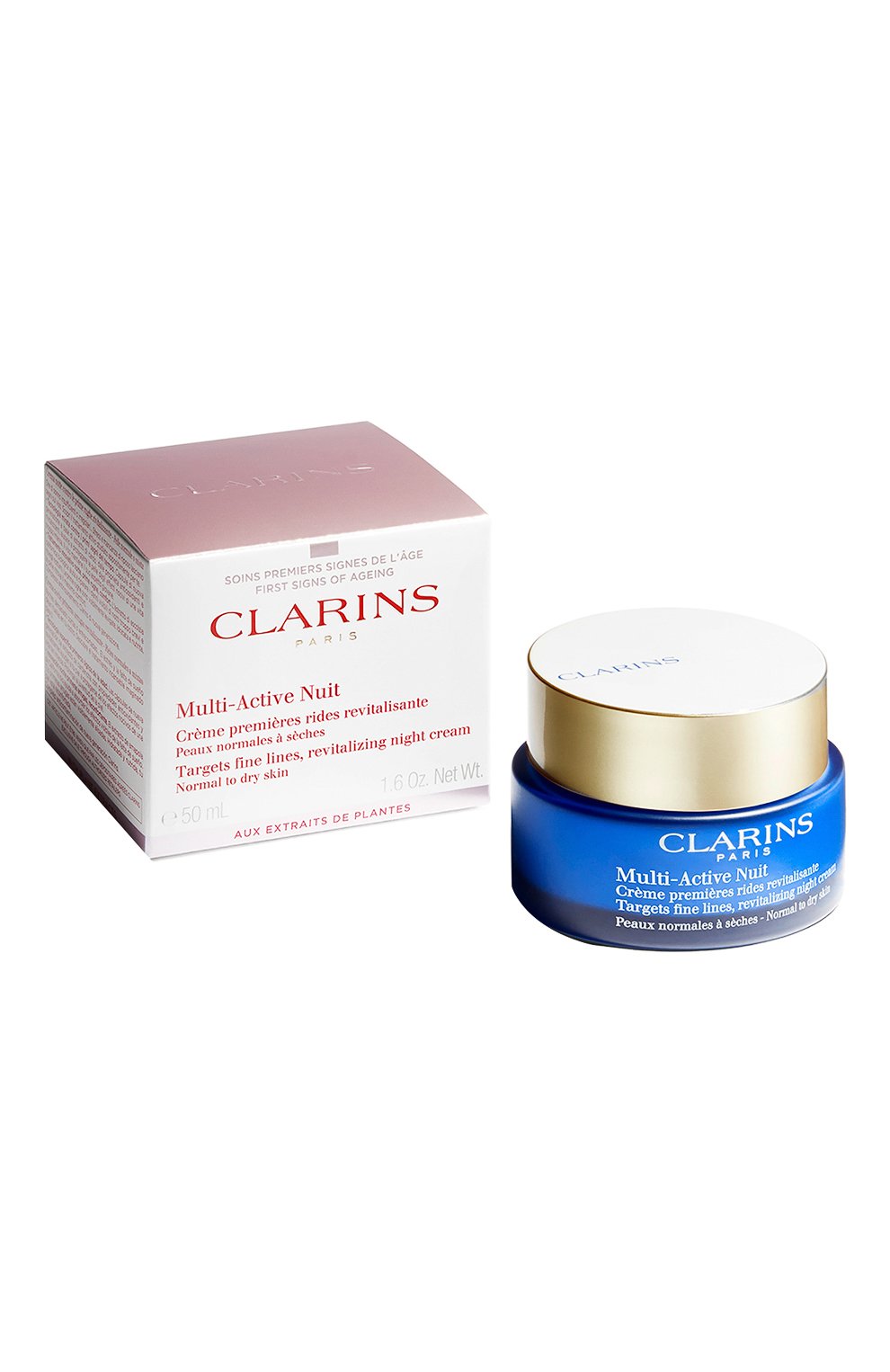 Ночной крем для предотвращения первых возрастных изменений для нормальной и сухой кожи multi-active (50ml) CLARINS, арт. 80082195, фото 3