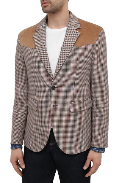 Пиджак из шерсти и вискозы DSQUARED2, арт. S74BN1083/S54011, фото 3