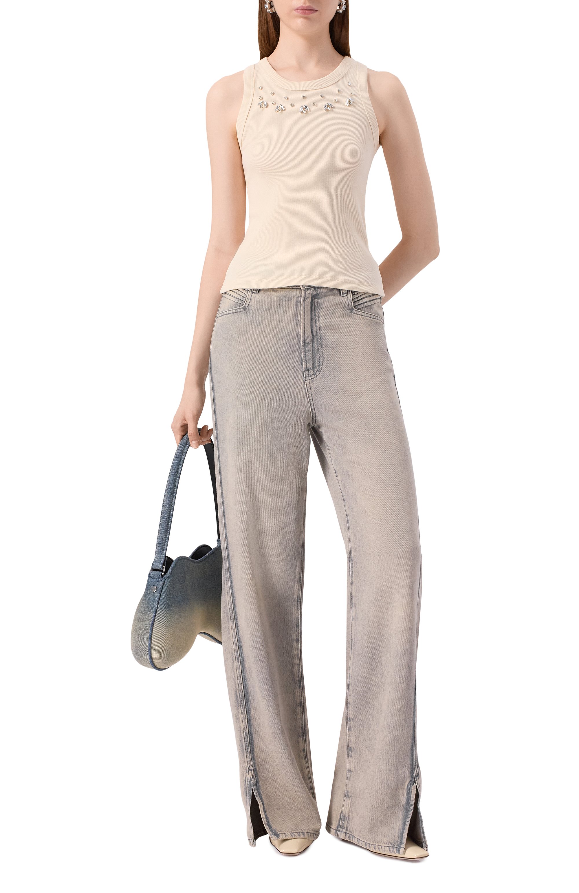 Хлопковая майка SASHA KIM, арт. УТ-00001773, фото 2