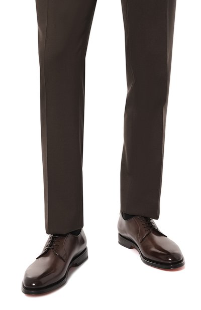 Кожаные дерби colin SANTONI, арт. MCCG17837PD5H0BR, фото 3