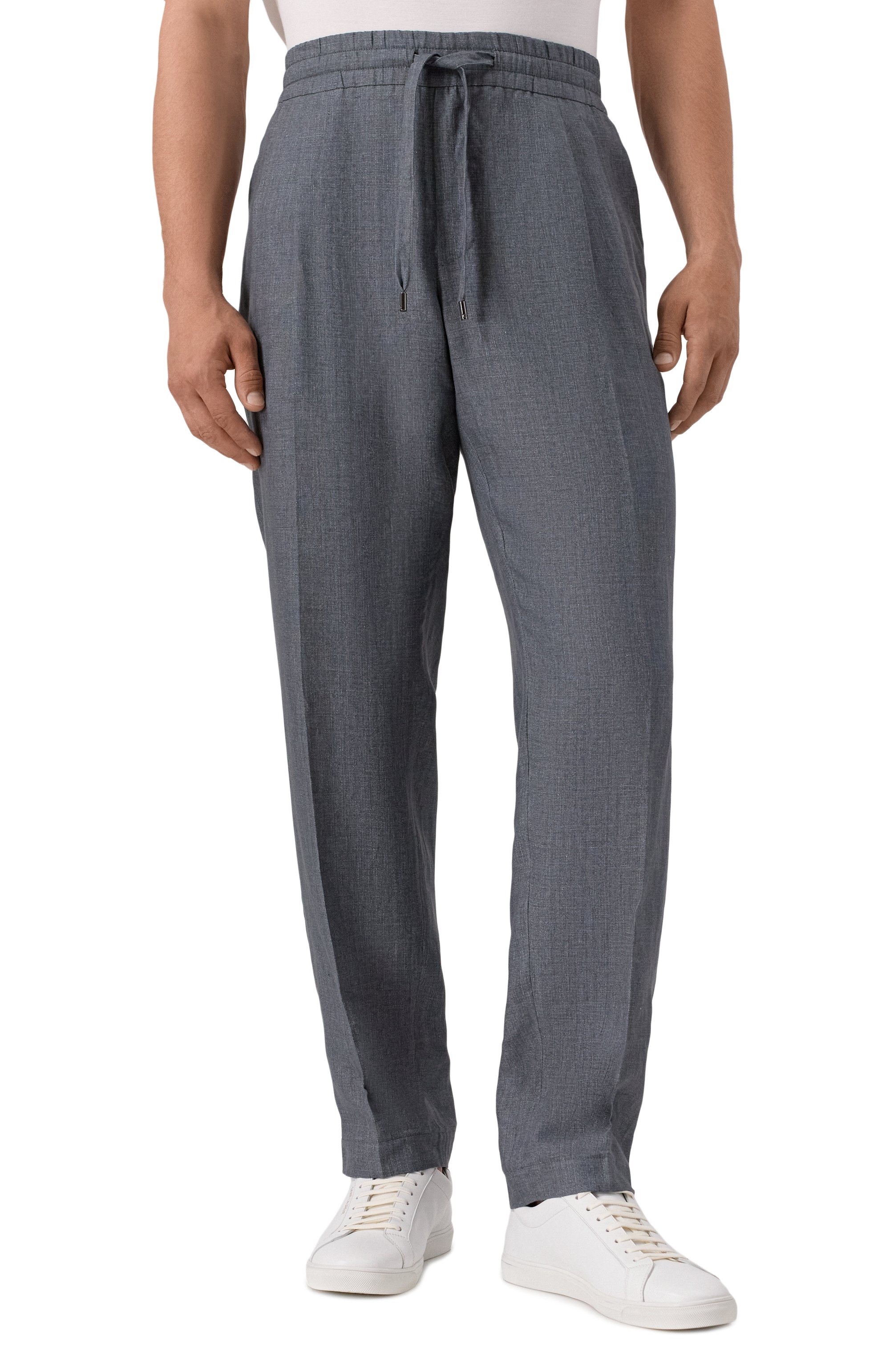 Льняные брюки DOLCE & GABBANA, арт. GP12QZ/FU4MF, фото 3