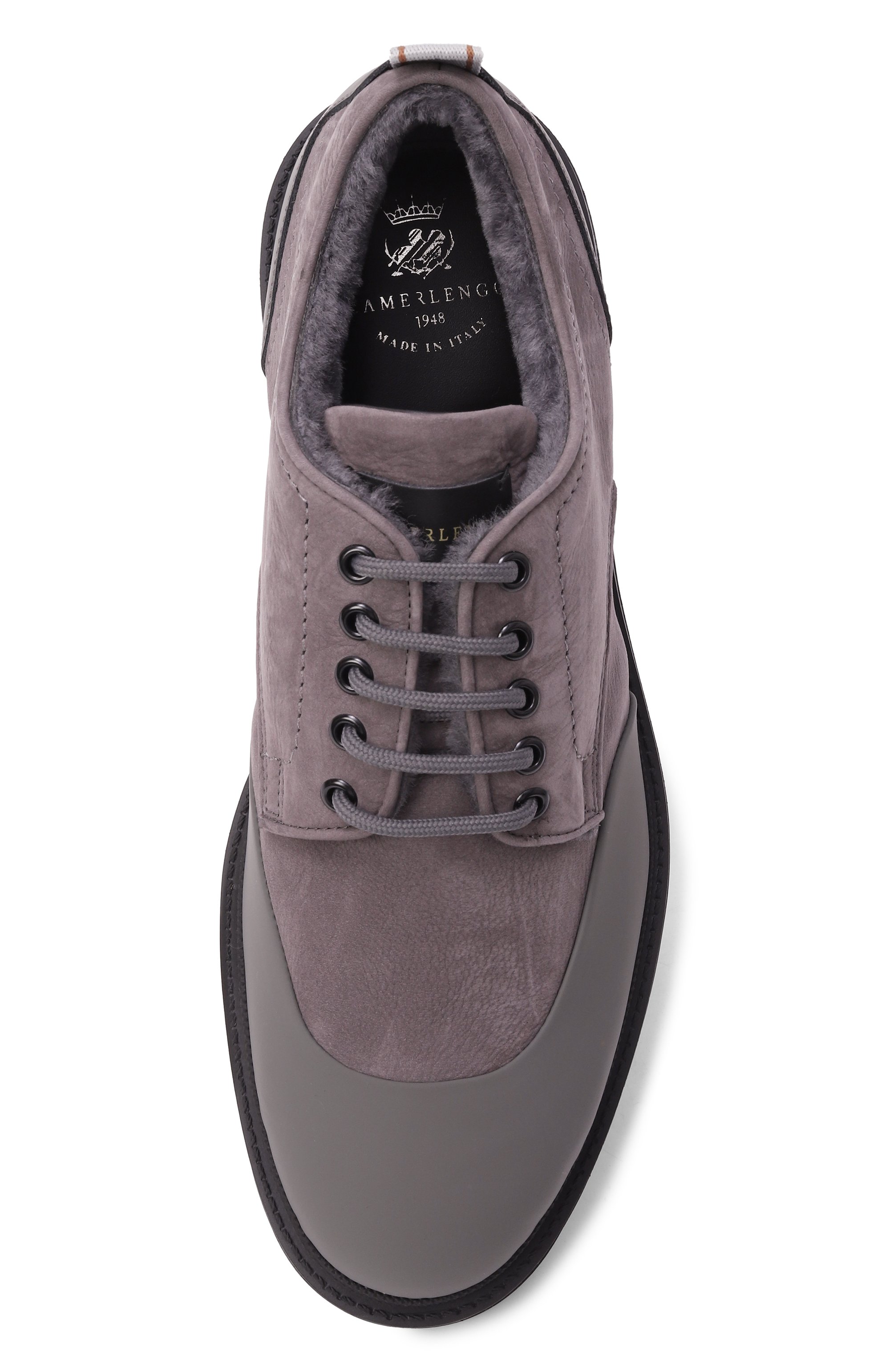 Дерби из нубука CAMERLENGO, арт. 16375/M0RBID0NE M0NT0NE, фото 6