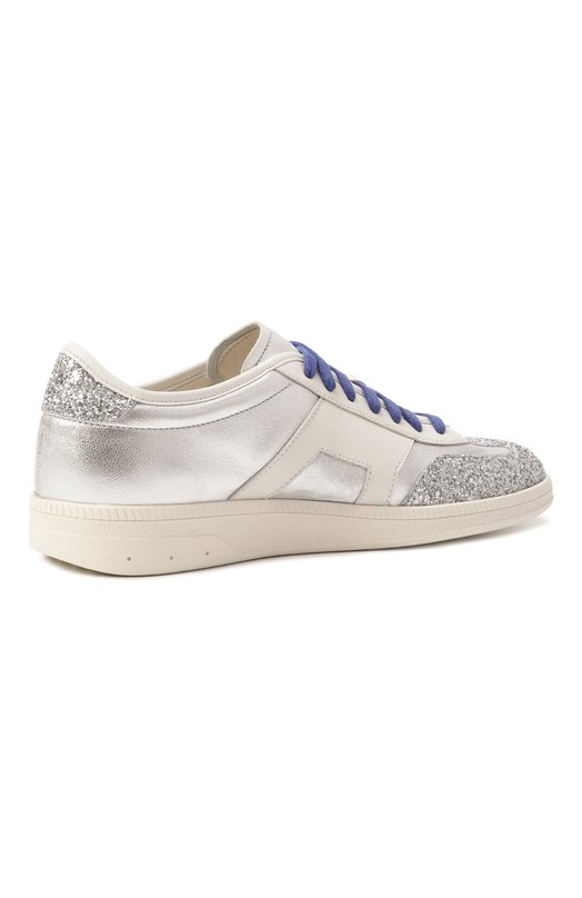 Комбинированные кеды Santoni WBPG61398PNNTHWY Серебряный  WBPG61398PNNTHWY Фото 5