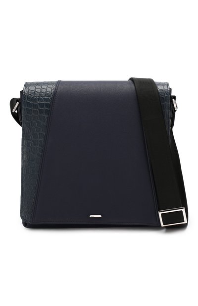 Сумка с отделкой из кожи крокодила ZILLI, арт. MJL-0BM10-A0490/0001/CP0R, фото 5