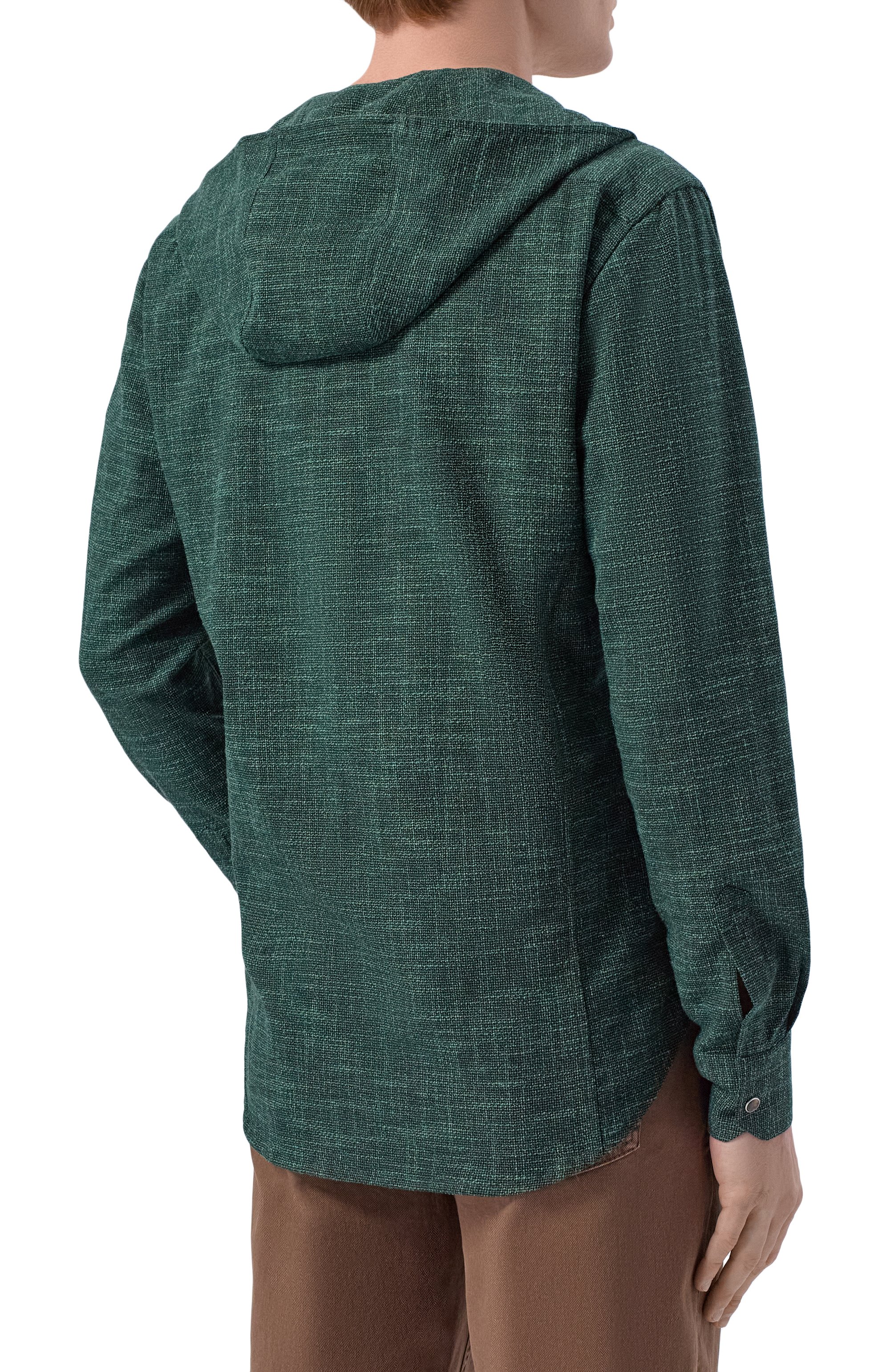 Рубашка из шерсти и шелка KITON, арт. UMCMARK0615E08, фото 4