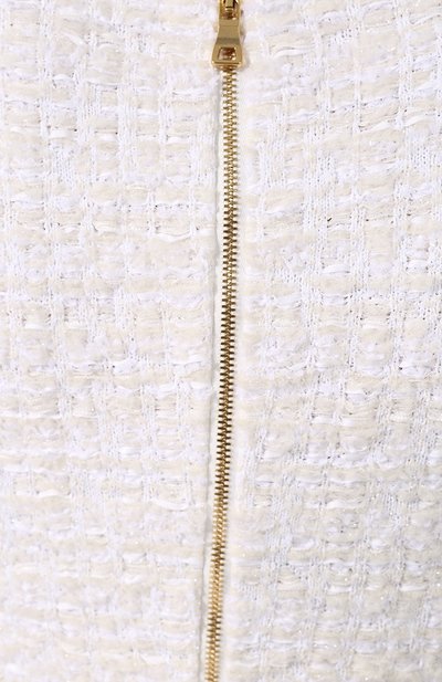 Буклированное платье BALMAIN белого цвета по цене 238500 руб., арт. RF16605/K290, фото 5 Буклированное платье BALMAIN, арт. RF16605/K290, фото 5