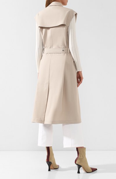 Пальто без рукавов MRZ бежевого цвета по цене 124000 руб., арт. S19-0214, фото 4 Пальто без рукавов MRZ, арт. S19-0214, фото 4