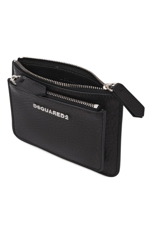 Кожаное портмоне Dsquared2 P0W0061/12900001 Чёрный  P0W0061/12900001 Фото 3