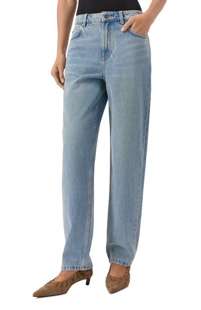 Джинсы balloon 821 12 STOREEZ голубого цвета по цене 13000 руб., арт. 132965, фото 3 Джинсы balloon 821 12 STOREEZ, арт. 132965, фото 3