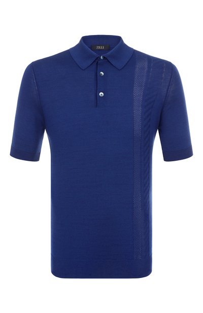 Мужская поло из хлопка и шелка ZILLI, арт. KBP002M0142VFWS00