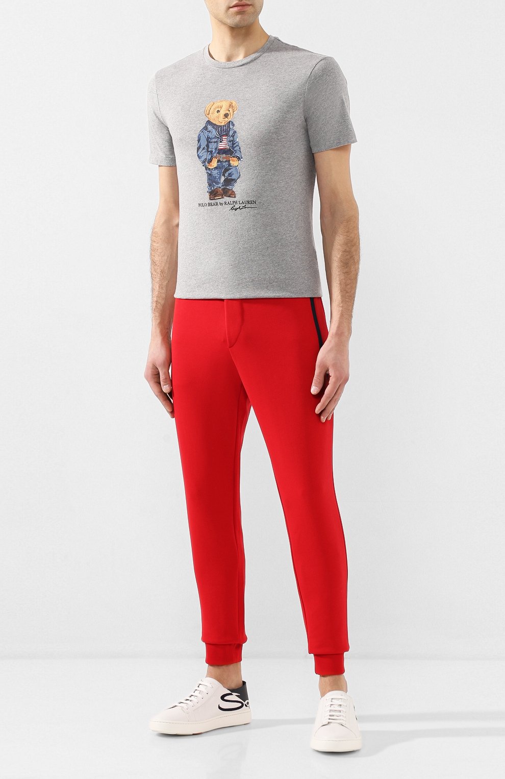 Хлопковая футболка POLO RALPH LAUREN, арт. 710795737, фото 2