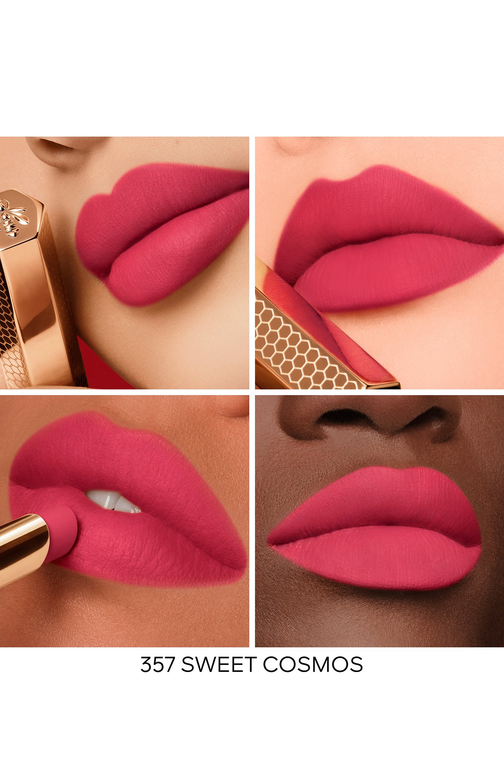Помада для губ kisskiss honey-infused intense lipstick, оттенок 357 сладкая космея (1,85g) GUERLAIN, арт. G062253, фото 4