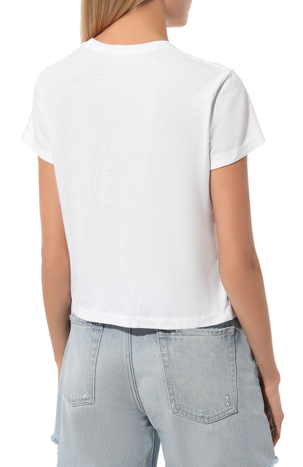 Хлопковая футболка RE/DONE, арт. 024-02WBXT001, фото 4