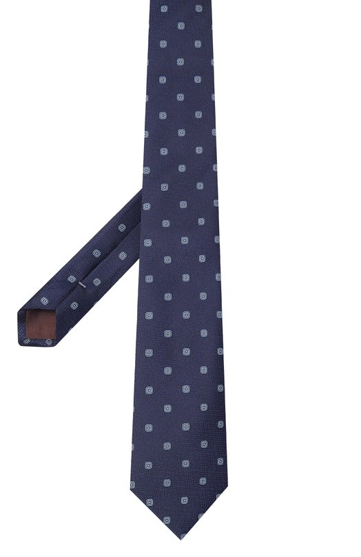 Шелковый галстук Canali 18/HJ04570 Синий  18/HJ04570 Фото 3