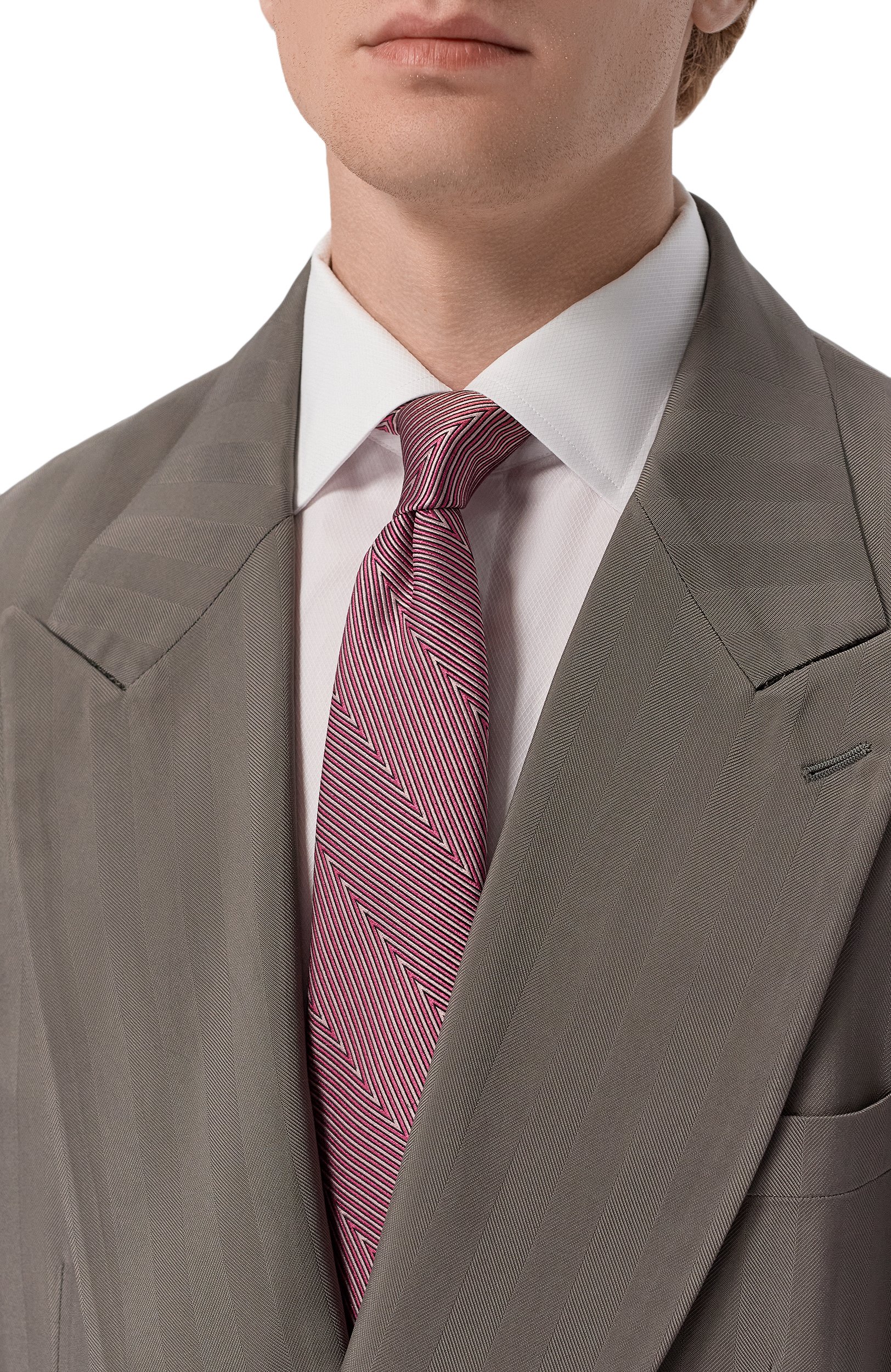 Шелковый галстук GIORGIO ARMANI, арт. GM000800/TE22433, фото 2