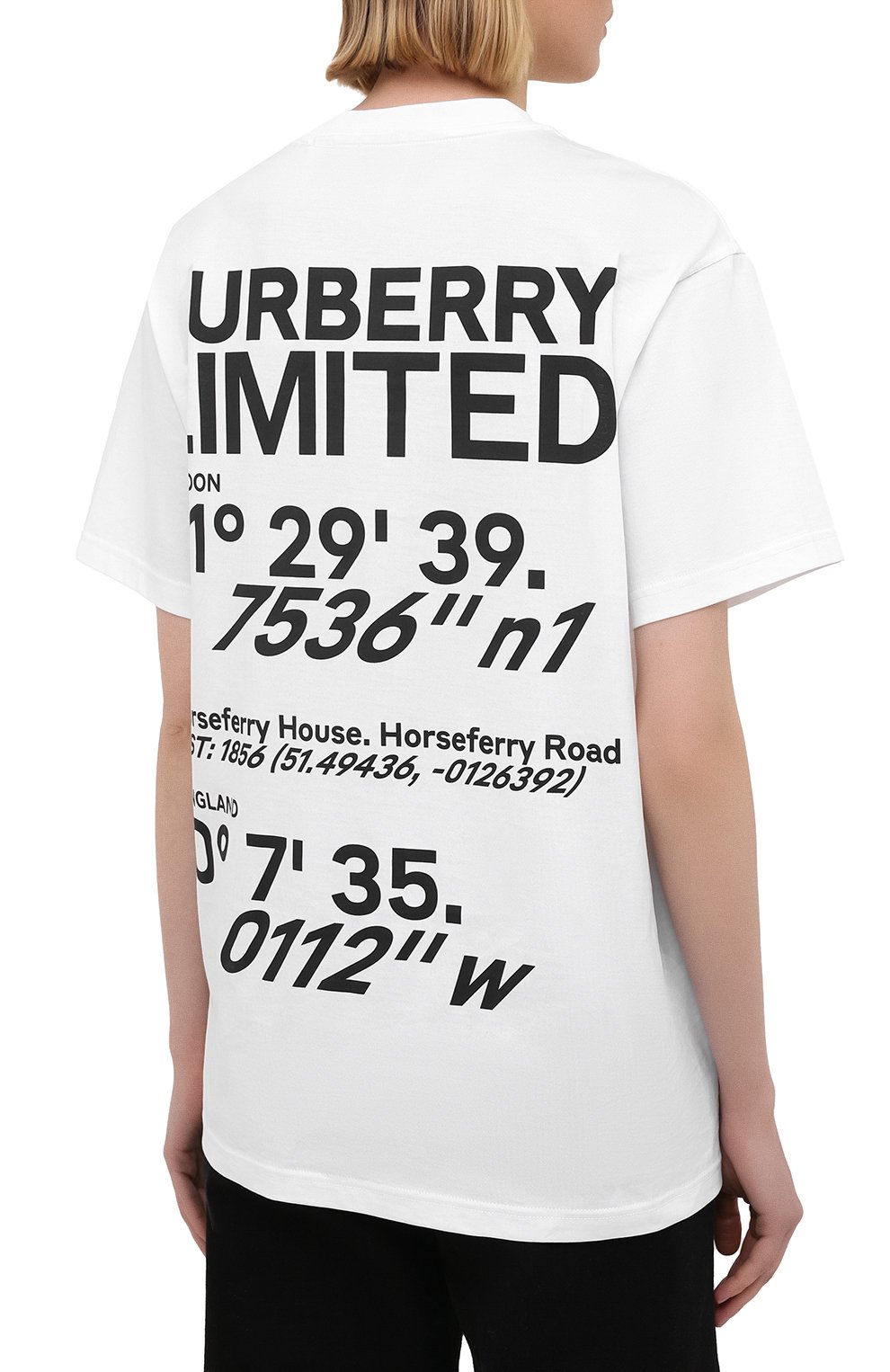 Хлопковая футболка BURBERRY, арт. 8037292, фото 4