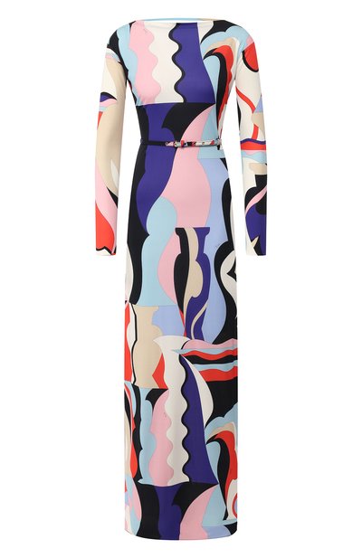 Женское платье из смеси вискозы и шелка EMILIO PUCCI, арт. 9RJI30/9R747