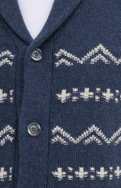 Кардиган из шерсти и кашемира FEDELI, арт. 4UI08114, фото 5